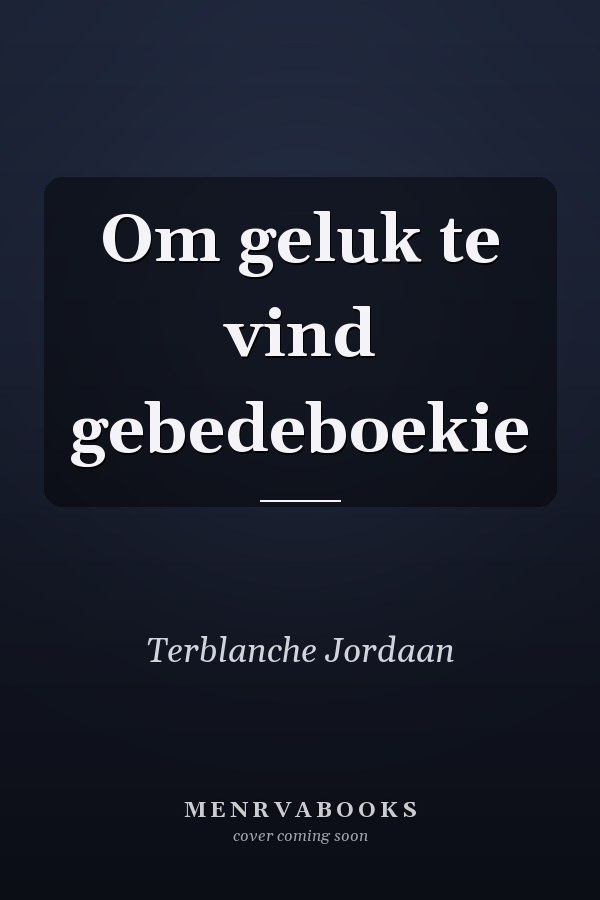 Om geluk te vind gebedeboekie