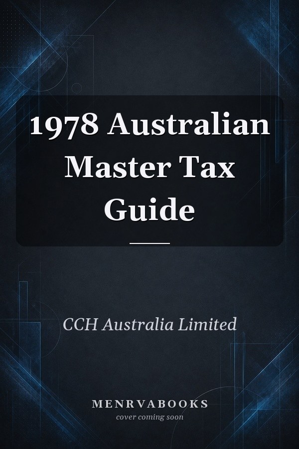 1978 Australian Master Tax Guide
