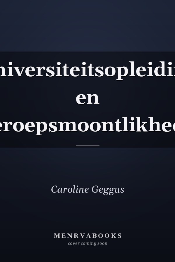 Universiteitsopleiding en beroepsmoontlikhede