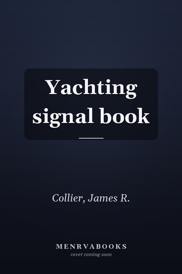 Yachting signal book