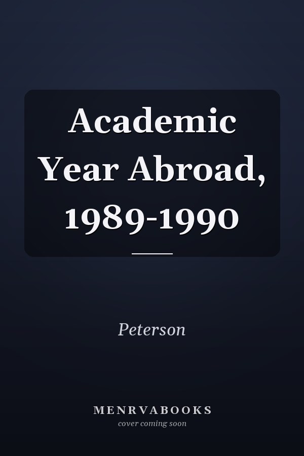 Academic Year Abroad, 1989-1990