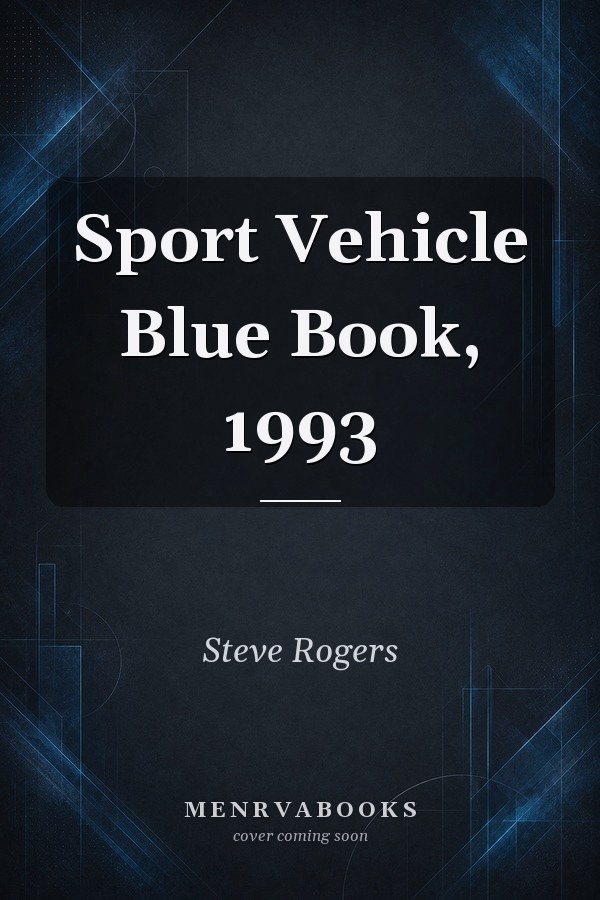 Sport Vehicle Blue Book, 1993