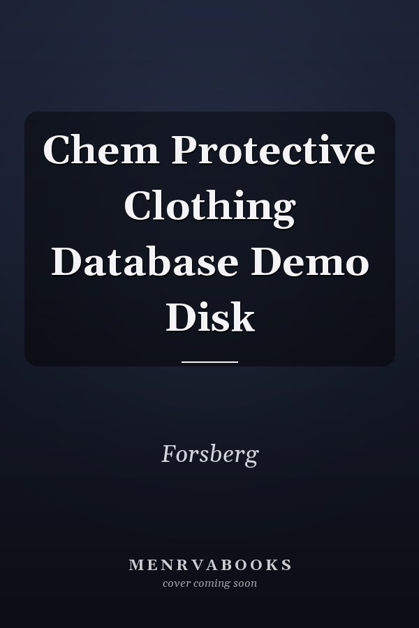 Chem Protective Clothing Database Demo Disk
