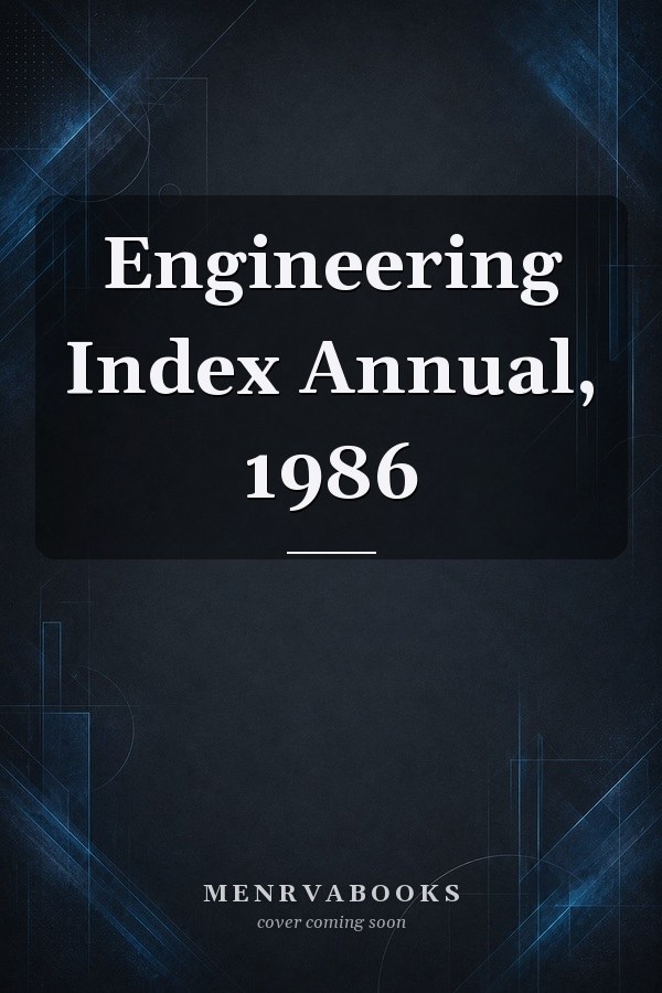 Engineering Index Annual, 1986