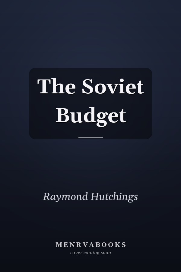 The Soviet Budget