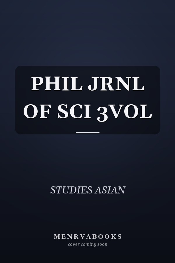 PHIL JRNL OF SCI 3VOL
