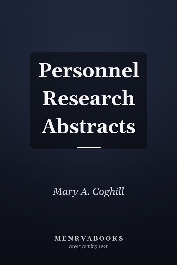 Personnel Research Abstracts