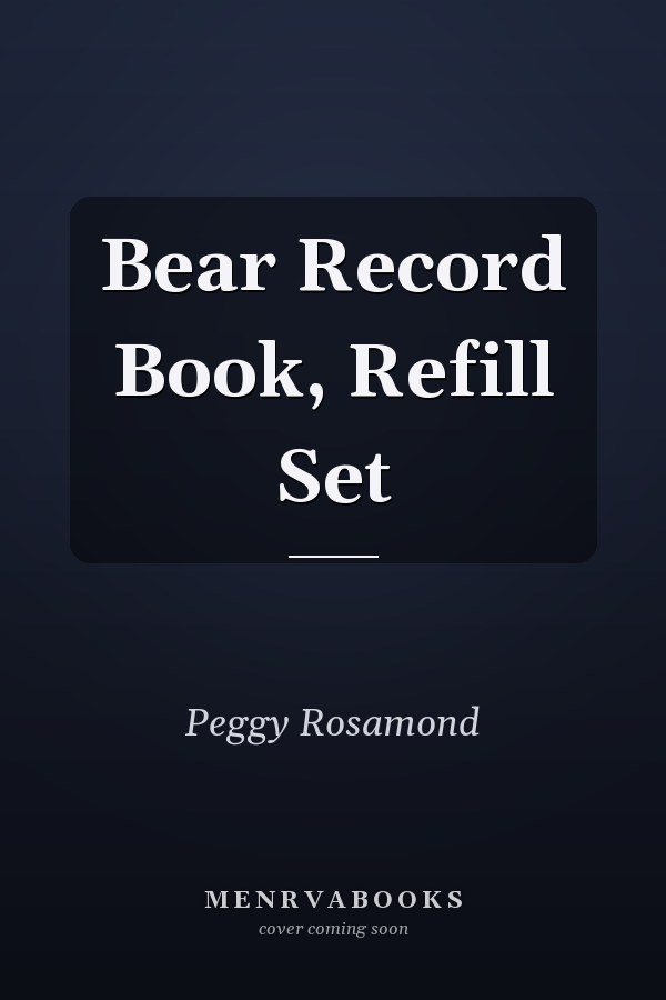Bear Record Book, Refill Set