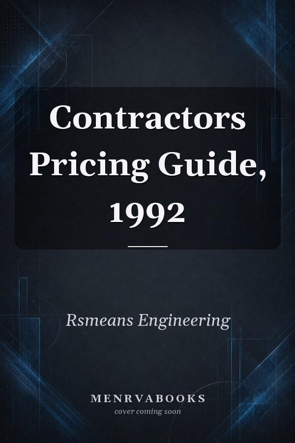 Contractors Pricing Guide, 1992