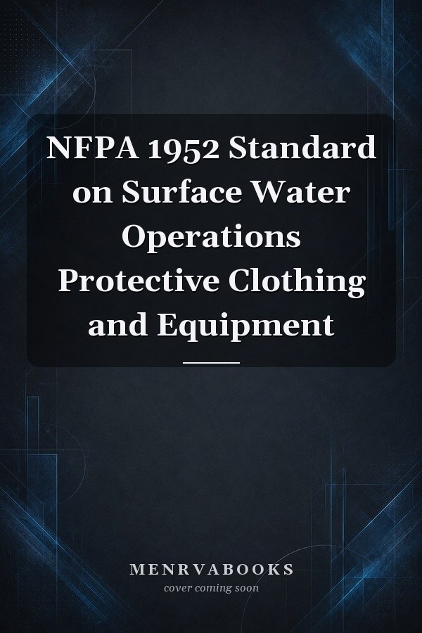 NFPA 1952 Standard on Surface Water Operations Protective Clothing and Equipment