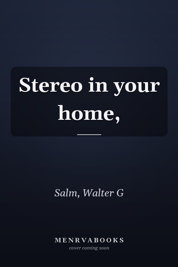 Stereo in your home,