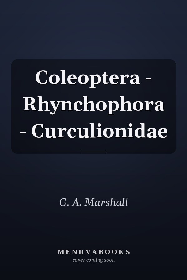 Coleoptera - Rhynchophora - Curculionidae