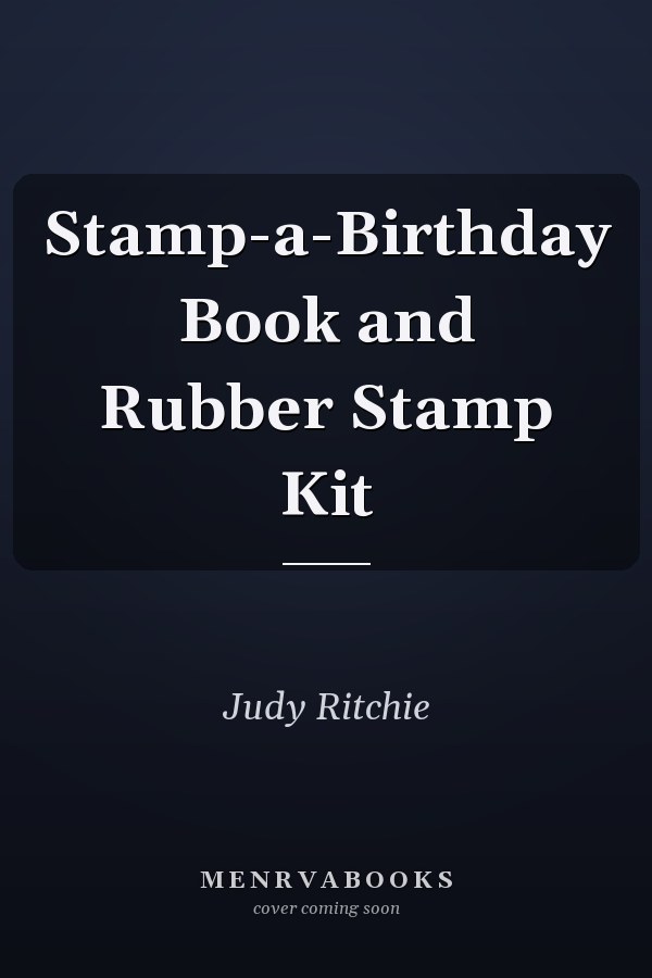Stamp-a-Birthday Book and Rubber Stamp Kit