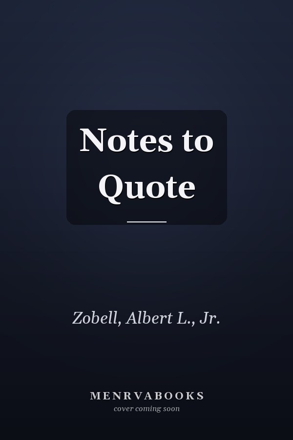Notes to Quote