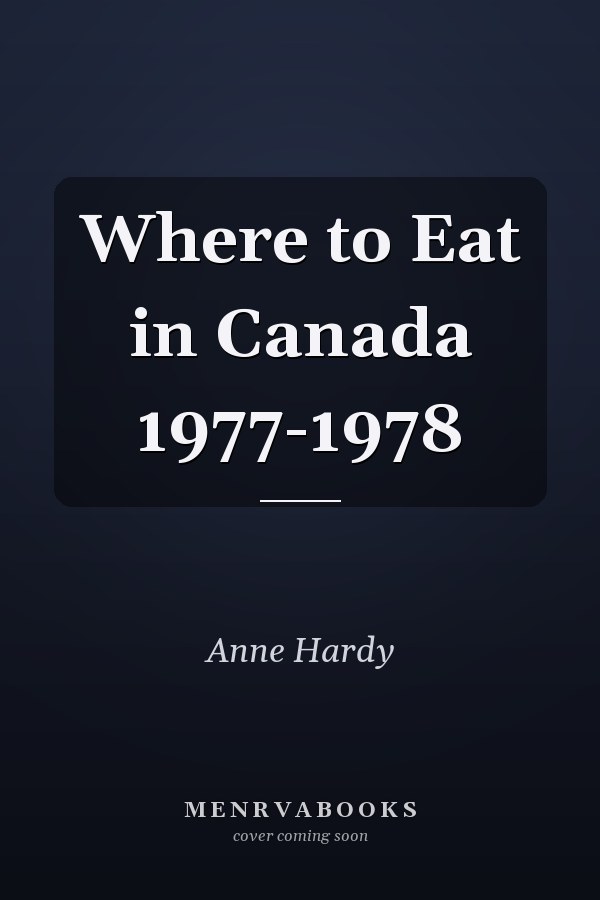 Where to Eat in Canada 1977-1978