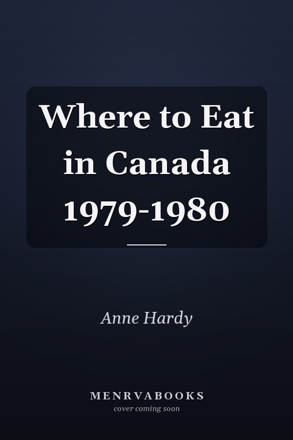 Where to Eat in Canada 1979-1980