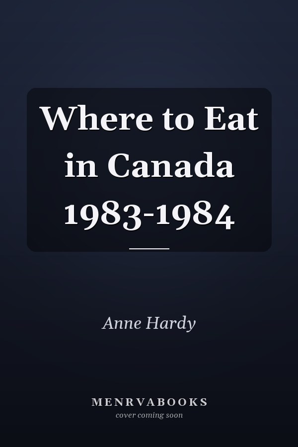 Where to Eat in Canada 1983-1984