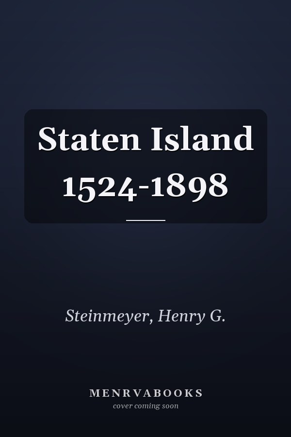 Staten Island 1524-1898