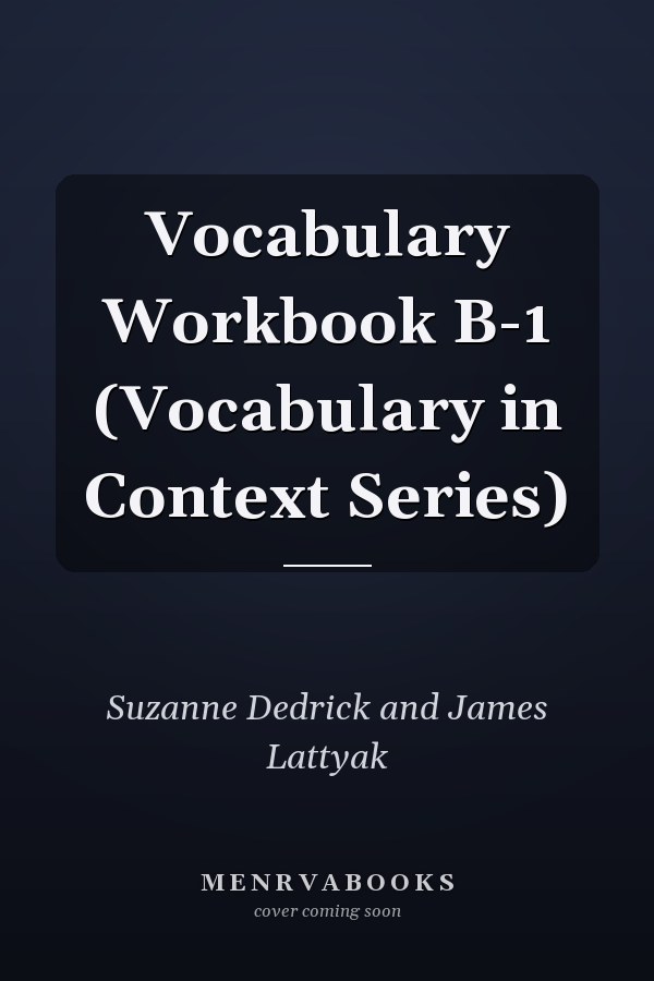 Vocabulary Workbook B-1 (Vocabulary in Context Series)