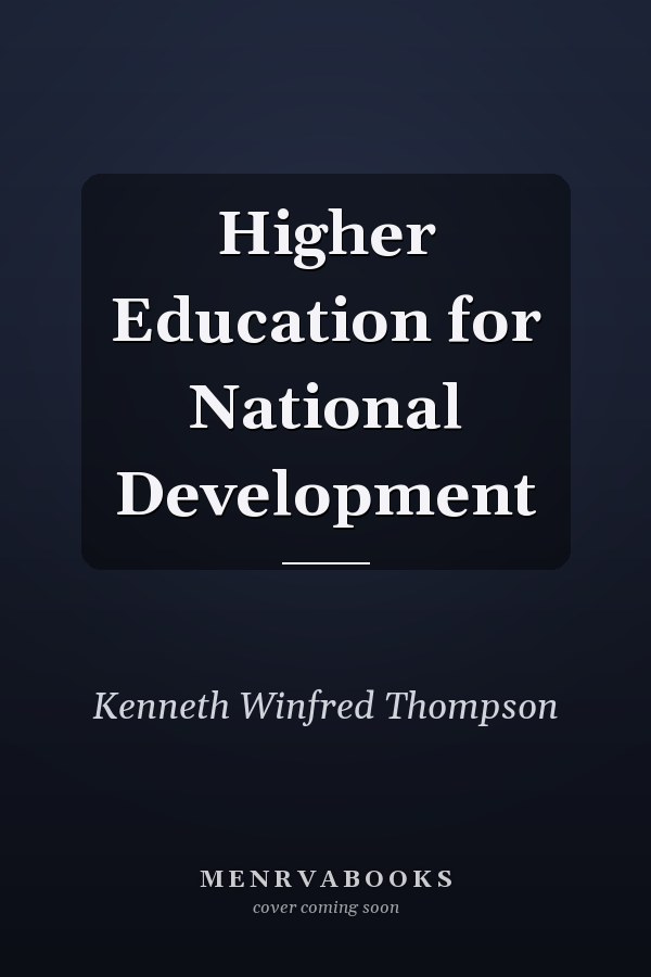 Higher Education for National Development