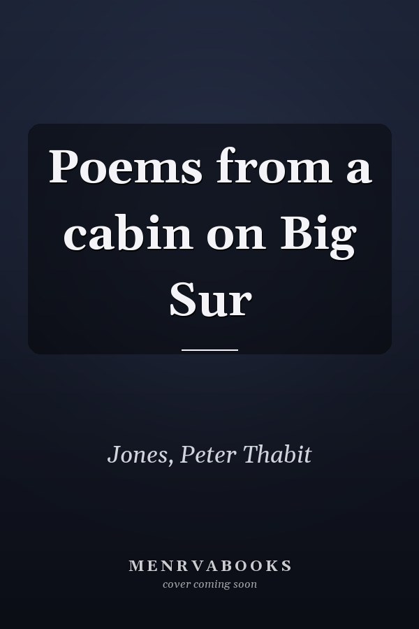 Poems from a cabin on Big Sur