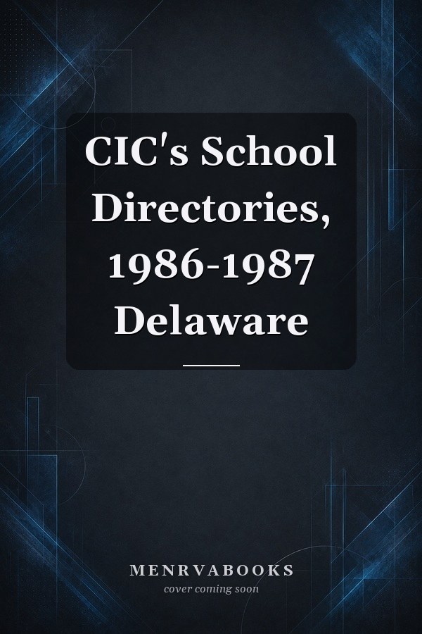 CIC's School Directories, 1986-1987 Delaware