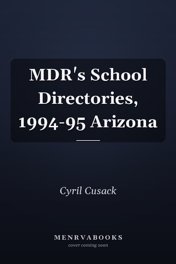 MDR's School Directories, 1994-95 Arizona