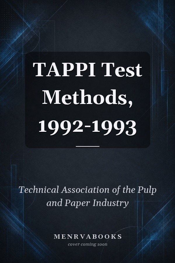 TAPPI Test Methods, 1992-1993
