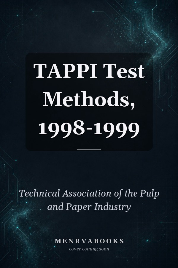 TAPPI Test Methods, 1998-1999