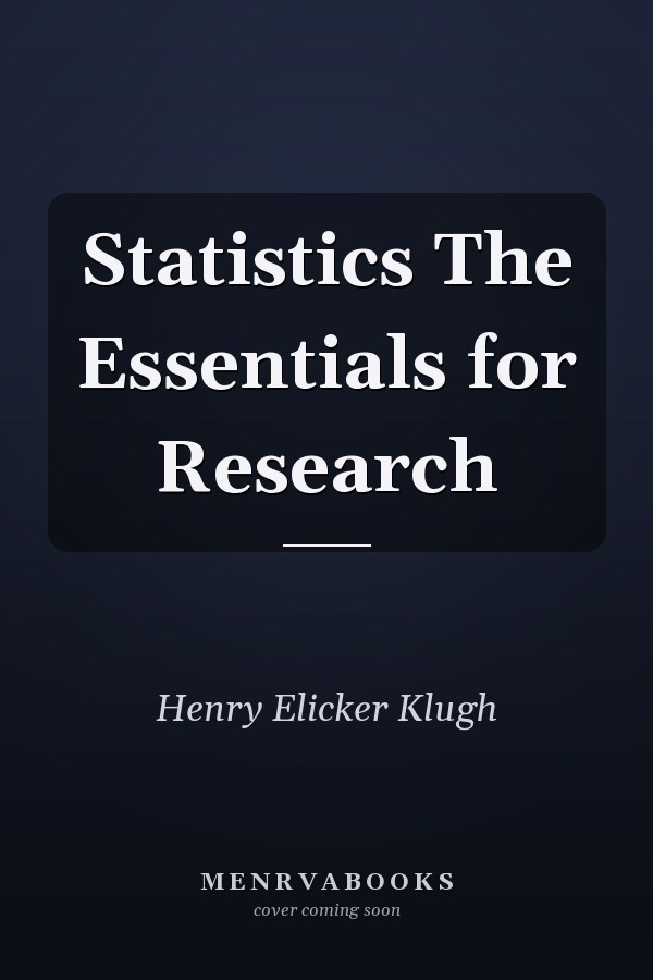 Statistics The Essentials for Research