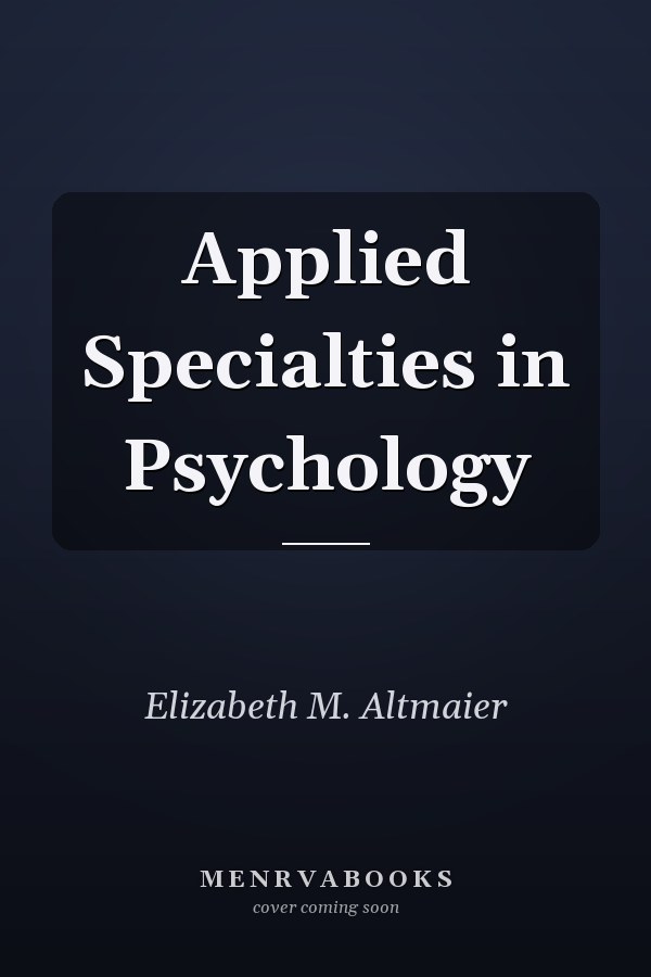 Applied Specialties in Psychology