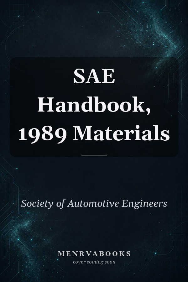 SAE Handbook, 1989 Materials