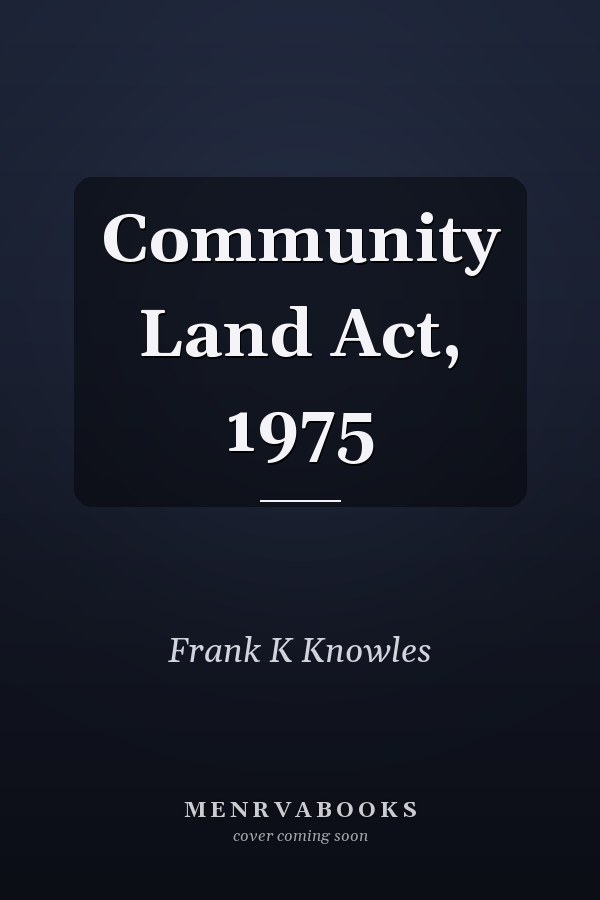 Community Land Act, 1975