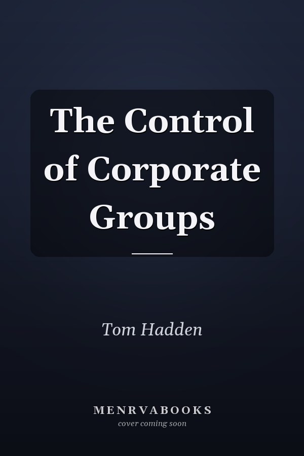 The Control of Corporate Groups