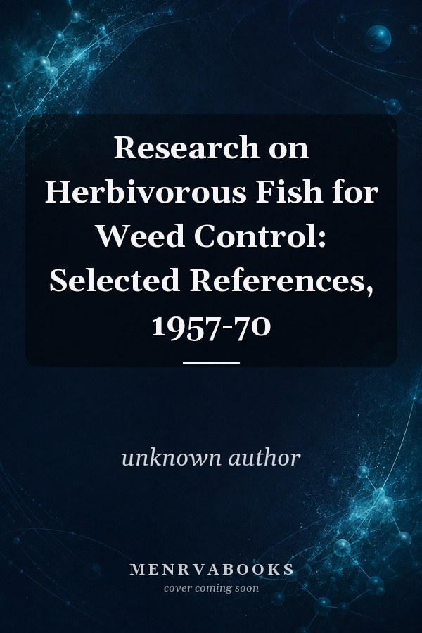 Research on Herbivorous Fish for Weed Control: Selected References, 1957-70