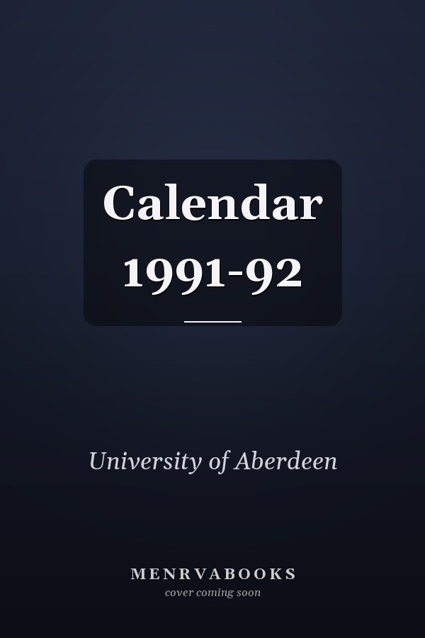 Calendar 1991-92