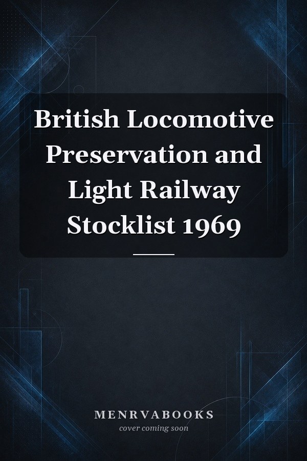 British Locomotive Preservation and Light Railway Stocklist 1969