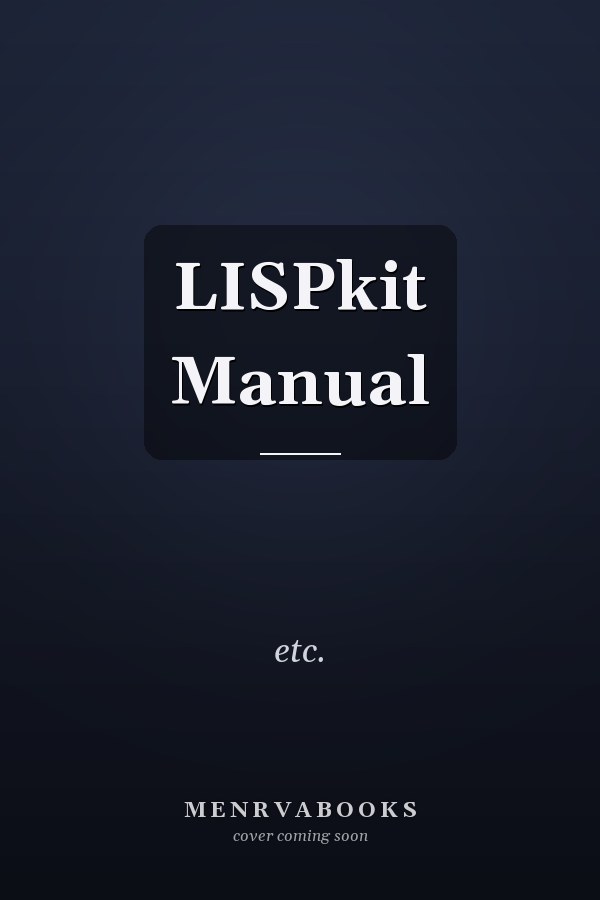 LISPkit Manual