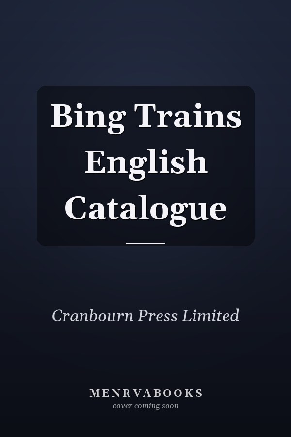 Bing Trains English Catalogue