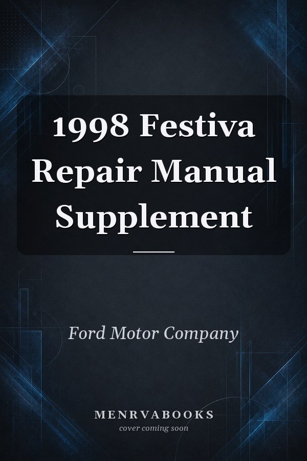 1998 Festiva Repair Manual Supplement