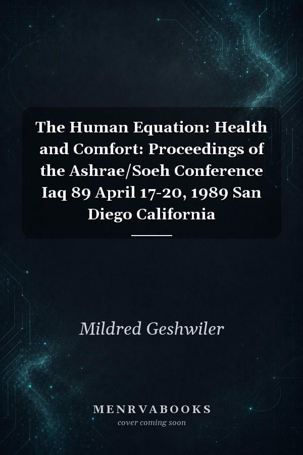 The Human Equation: Health and Comfort: Proceedings of the Ashrae/Soeh Conference Iaq 89 April 17-20, 1989 San Diego California