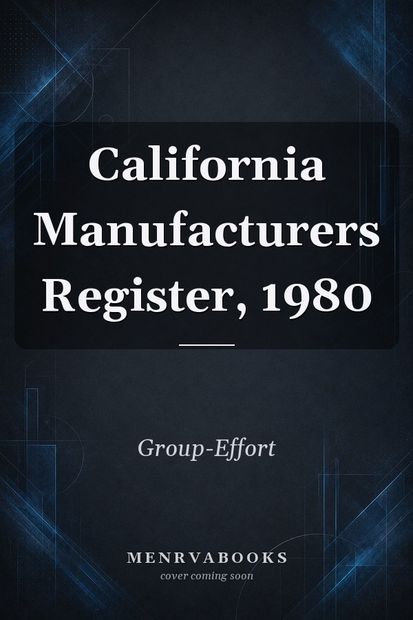 California Manufacturers Register, 1980