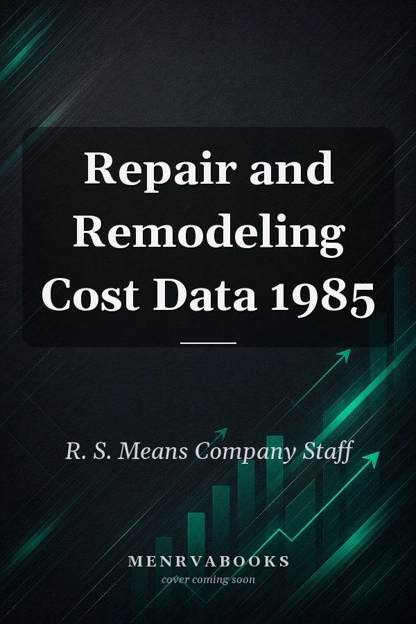 Repair and Remodeling Cost Data 1985