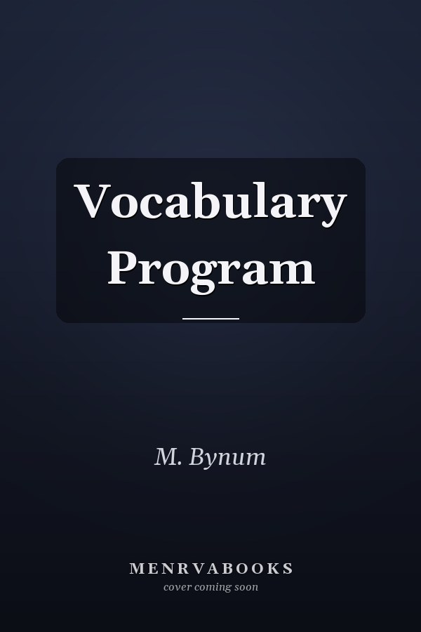 Vocabulary Program