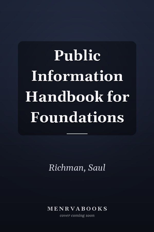 Public Information Handbook for Foundations