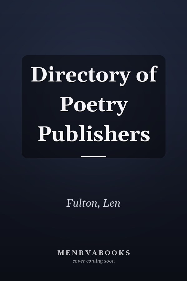 Directory of Poetry Publishers