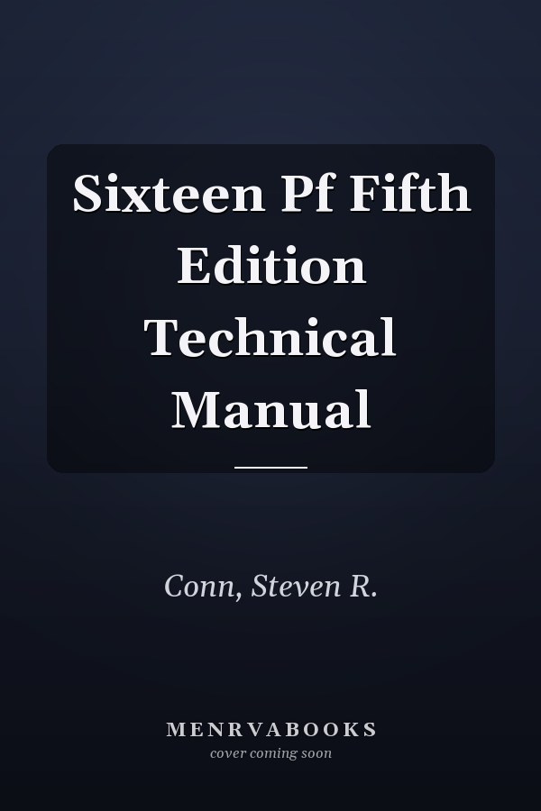 Sixteen Pf Fifth Edition Technical Manual