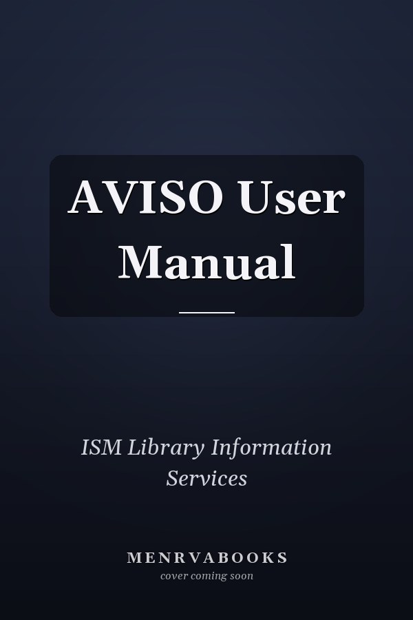 AVISO User Manual