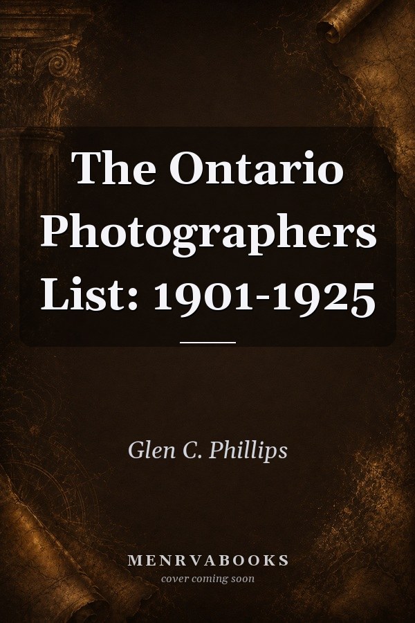 The Ontario Photographers List: 1901-1925
