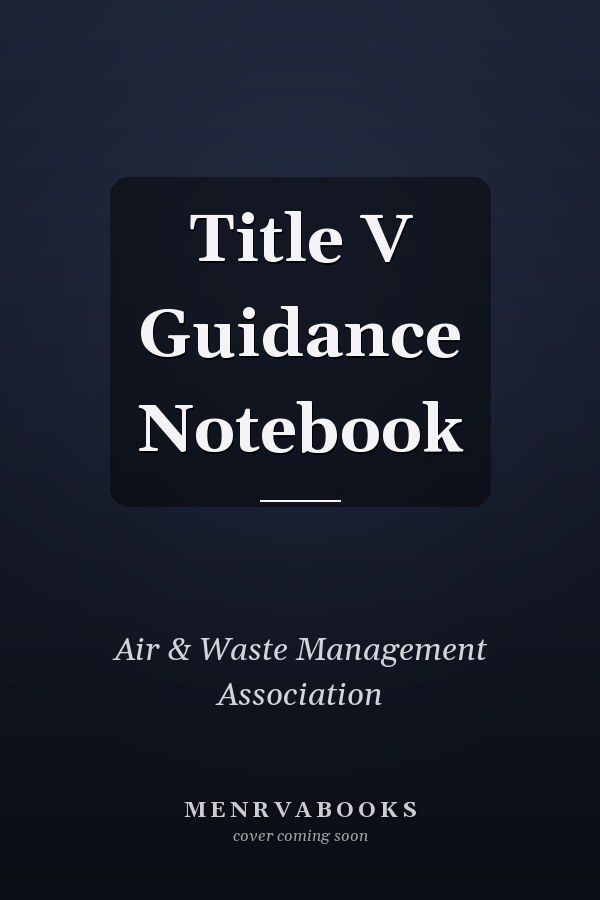 Title V Guidance Notebook